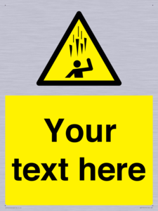 Custom Falling Ice sign